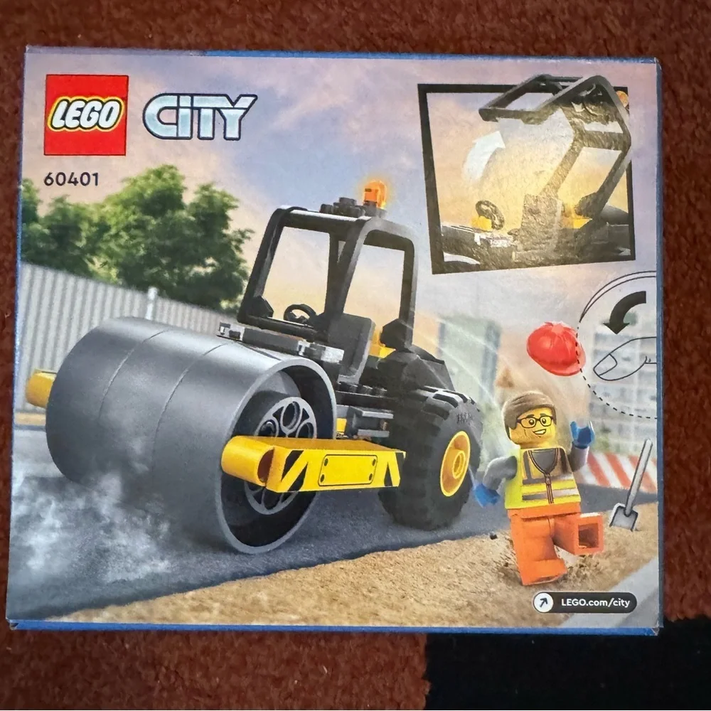 LEGO City Construction Steamroller Toy Playset